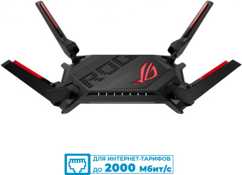 Роутер беспроводной Asus GT-AX6000 AX6000 100/1000/2500BASE-T черный - цена, купить или заказать с доставкой в интернет-магазине Роутер беспроводной Asus GT-AX6000 AX6000 100/1000/2500BASE-T черный - купить недорого с доставкой в интернет-магазине