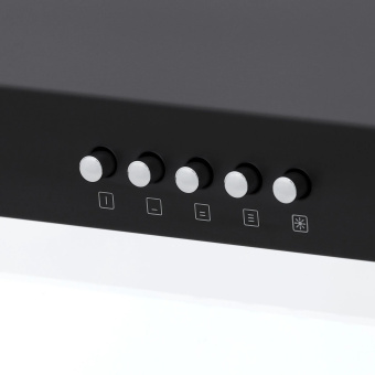 Вытяжка козырьковая Krona Osten 500 Pb черный управление: кнопочное (1 мотор) - купить недорого с доставкой в интернет-магазине