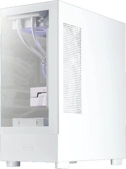 Корпус PcCooler C3Q500 белый без БП ATX 9x120mm 2x140mm 1xUSB3.0 audio bott PSU - купить недорого с доставкой в интернет-магазине
