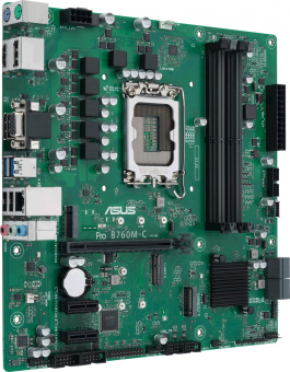 Материнская плата Asus PRO B760M-C-CSM Soc-1700 Intel B660 4xDDR5 mATX AC`97 8ch(7.1) GbLAN RAID+VGA+HDMI+DP - купить недорого с доставкой в интернет-магазине