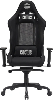 Кресло Cactus CS-CHR-MC04-BBK черный крестов. сталь пластик черный - купить недорого с доставкой в интернет-магазине