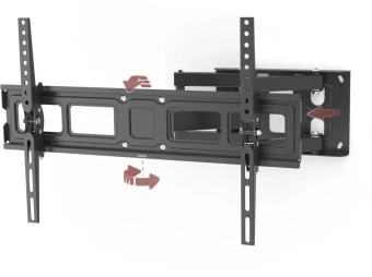 Кронштейн для телевизора Hama 00220831 черный 32"-84" макс.50кг настенный поворотно-выдвижной и наклонный - купить недорого с доставкой в интернет-магазине