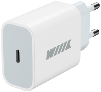 Сетевое зар./устр. Wiiix UNN-4-1-01-PD 20W 3A (PD) USB Type-C белый - купить недорого с доставкой в интернет-магазине