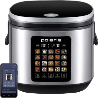 Мультиварка Polaris IQ Home PMC 0597 5л 1050Вт серебристый - купить недорого с доставкой в интернет-магазине