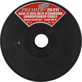 Кабель акустический Premier SCC-17 BC 100м. прозрачный (25-211 100) - купить недорого с доставкой в интернет-магазине