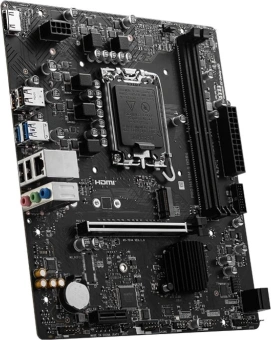 Материнская плата MSI PRO H610M-S DDR4 Soc-1700 Intel H610 2xDDR4 mATX AC`97 8ch(7.1) GbLAN+HDMI - купить недорого с доставкой в интернет-магазине