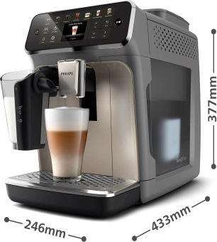 Кофемашина Philips EP4446/70 1500Вт черный - купить недорого с доставкой в интернет-магазине