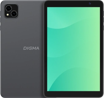 Планшет Digma G8 SC9863A (1.6) 8C RAM3Gb ROM32Gb 8" IPS 1280x800 4G Android 15 Go темно-серый 5Mpix 2Mpix BT WiFi microSD 128Gb 4000mAh 191hrs - купить недорого с доставкой в интернет-магазине