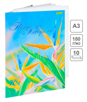 Папка для акварели Silwerhof 914008-54 A3 10л. бум.180г/м2 - купить недорого с доставкой в интернет-магазине