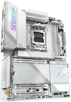 Материнская плата Gigabyte X870E AORUS PRO ICE Socket AM5 AMD X870E 4xDDR5 ATX AC`97 8ch(7.1) 2.5Gg RAID+HDMI - купить недорого с доставкой в интернет-магазине