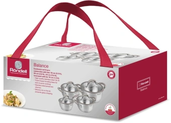 Набор посуды Rondell Balance RDS-756 8 предметов - купить недорого с доставкой в интернет-магазине