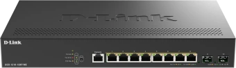 Коммутатор D-Link DGS-1210-10XP/ME/C1A (L2) 8x1Гбит/с 2SFP+ 8PoE+ 240W управляемый - купить недорого с доставкой в интернет-магазине