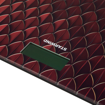 Весы напольные электронные Starwind SSP6035 макс.180кг рисунок/красный - купить недорого с доставкой в интернет-магазине