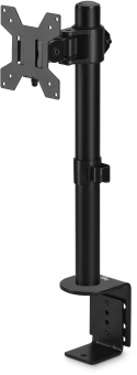 Кронштейн для мониторов ЖК Buro M061 черный 17"-32" макс.8кг крепление к столешнице поворот и наклон - купить недорого с доставкой в интернет-магазине