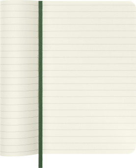 Блокнот Moleskine CLASSIC SOFT QP611K15 Pocket 90x140мм 192стр. линейка мягкая обложка зеленый - купить недорого с доставкой в интернет-магазине