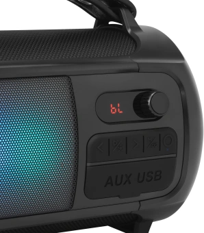 Колонка порт. Hyundai H-PS1025 черный 40W 2.0 BT 10м 3000mAh - купить недорого с доставкой в интернет-магазине