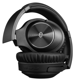 Гарнитура накладные Digma BT-20 ANC черный беспроводные bluetooth оголовье (BT20) - купить недорого с доставкой в интернет-магазине