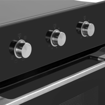 Духовой шкаф Электрический Maunfeld MEOC708PB черный - купить недорого с доставкой в интернет-магазине