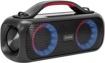 Колонка порт. Digma D-PS1531 черный/черный 40W 2.0 BT 10м 3000mAh (SP1531B) - купить недорого с доставкой в интернет-магазине