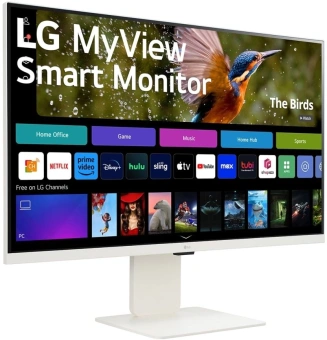 Монитор LG 31.5" MyView 32SR85U-W белый IPS LED 16:9 HDMI M/M Cam матовая HAS 400cd 178гр/178гр 3840x2160 60Hz 4K USB 7.7кг - купить недорого с доставкой в интернет-магазине