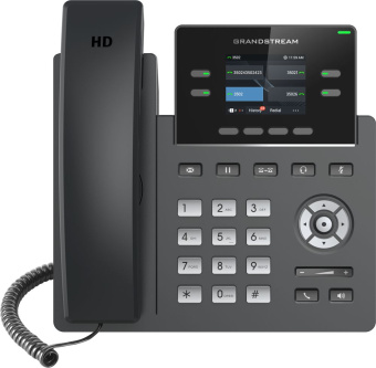 Телефон IP Grandstream GRP-2612W черный - купить недорого с доставкой в интернет-магазине