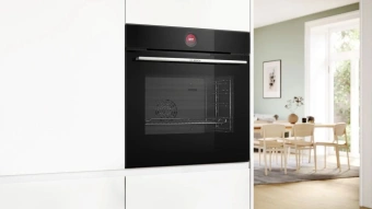 Духовой шкаф Электрический Bosch Serie 8 HBG7341B1 черный - купить недорого с доставкой в интернет-магазине