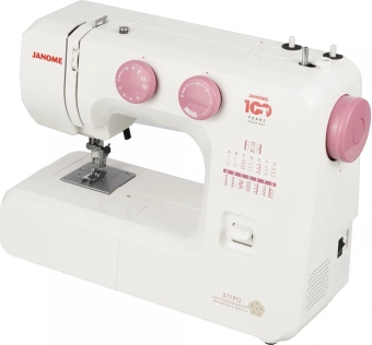 Швейная машина Janome 311PG белый/розовый - купить недорого с доставкой в интернет-магазине