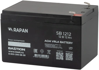 Батарея для ИБП Бастион RAPAN SB 1212 12В 12Ач - купить недорого с доставкой в интернет-магазине