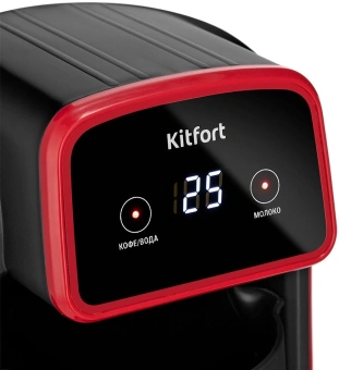 Кофеварка электрическая турка Kitfort КТ-7455 600Вт красный/черный - купить недорого с доставкой в интернет-магазине