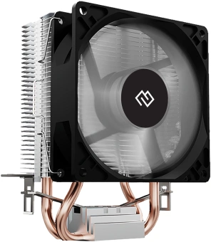Устройство охлаждения(кулер) Digma D-CPC110-PWM1 90x90x25mm Soc-AM5/AM4/1200/1700/1851 черный 4-pin 23dB Al+Cu 110W 247gr Ret - купить недорого с доставкой в интернет-магазине