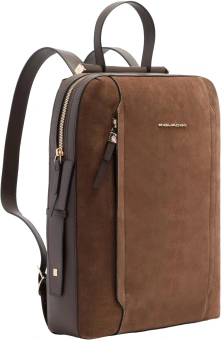 Рюкзак женский Piquadro Circle CA4576W92/MS коричневый замша/натур.кожа - купить недорого с доставкой в интернет-магазине
