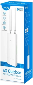 Точка доступа Cudy LT700 OUTDOOR AC1200 10/100/1000BASE-TX/4G белый - купить недорого с доставкой в интернет-магазине