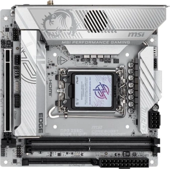 Материнская плата MSI MPG Z890I EDGE TI WIFI Soc-1851 Intel Z890 2xDDR5 mini-ITX AC`97 8ch(7.1) 5Gigabit RAID+HDMI - купить недорого с доставкой в интернет-магазине