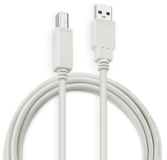 Кабель Buro USB A(m) USB B(m) 3м (USB2.0-AM/BM-3) серый - купить недорого с доставкой в интернет-магазине