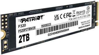 Накопитель SSD Patriot PCIe 3.0 x4 2TB P320P2TBM28 P320 M.2 2280 - купить недорого с доставкой в интернет-магазине