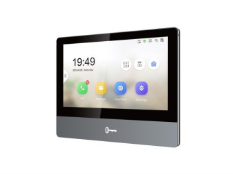 Видеодомофон Hikvision DS-KH8350-WTE1 серебристый - купить недорого с доставкой в интернет-магазине