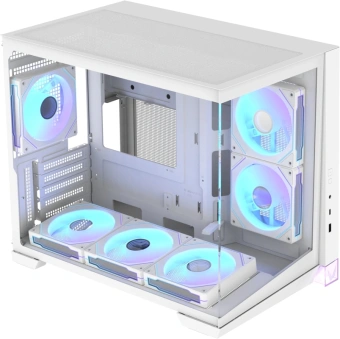Корпус Formula Crystal Z4M Plus белый без БП mATX 2x120mm 1xUSB2.0 1xUSB3.0 audio bott PSU - купить недорого с доставкой в интернет-магазине