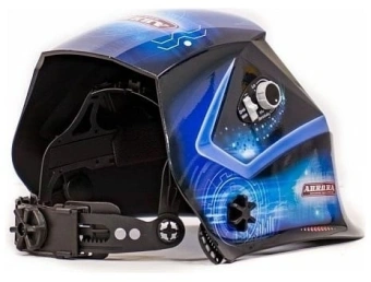 Маска сварщика Aurora SUN7 TIG MASTER 2-levels филь.:хамел. кл.:1/2/1/1 см.экр.99x55мм синий/черный (16876) - купить недорого с доставкой в интернет-магазине