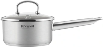 Ковш Rondell Solo RDS-1601 1.3л. d=16см (с крышкой) стальной - купить недорого с доставкой в интернет-магазине