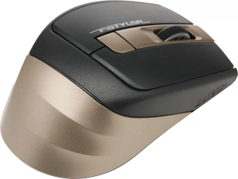 Мышь A4Tech Fstyler FG35 бронзовый/черный оптическая 2000dpi беспров. USB 6but (FG35 BRONZE) - купить недорого с доставкой в интернет-магазине