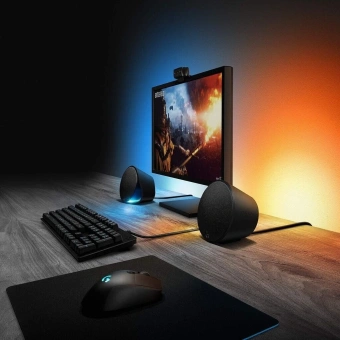 Колонки Logitech G560 Lightsync PC 2.1 черный 240Вт - купить недорого с доставкой в интернет-магазине