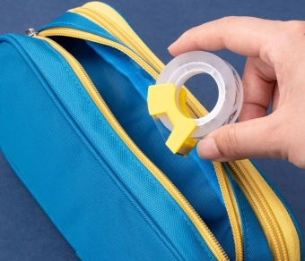 Клейкая лента канцелярская Deli EA697 прозрачная шир.12мм дл.27м 38мкр блистер (упак.:2шт) в комп.:диспенсер для клейкой ленты - купить недорого с доставкой в интернет-магазине