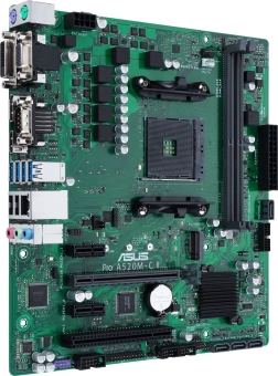 Материнская плата Asus PRO A520M-C II/CSM Soc-AM4 AMD A520 2xDDR4 mATX AC`97 8ch(7.1) GbLAN RAID+VGA+DVI+HDMI+DP - купить недорого с доставкой в интернет-магазине