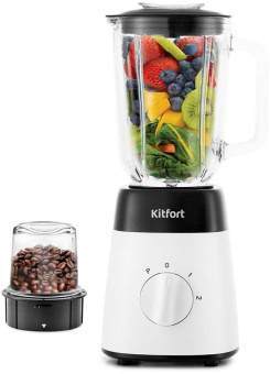 Блендер стационарный Kitfort КТ-1381 500Вт белый - купить недорого с доставкой в интернет-магазине