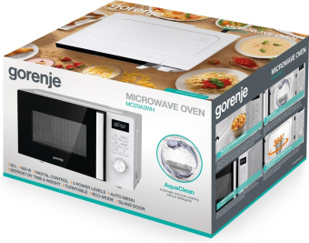 Микроволновая Печь Gorenje MO20A3WH 20л. 800Вт белый - купить недорого с доставкой в интернет-магазине