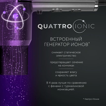 Фен Polaris PHD 2044Ti 1900Вт черный - купить недорого с доставкой в интернет-магазине