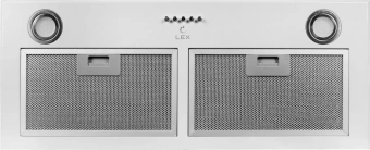 Вытяжка встраиваемая Lex GS Bloc P 900 WH белый управление: кнопочное (1 мотор) - купить недорого с доставкой в интернет-магазине