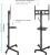 Стойка для телевизора Kromax OMEGA-18 черный 16"-65" макс.40кг напольный мобильный - купить недорого с доставкой в интернет-магазине