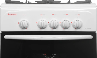 Плита Газовая Gefest CG 50М02 К73 белый (без крышки) реш.чугун - купить недорого с доставкой в интернет-магазине