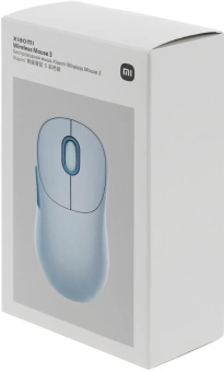 Мышь Xiaomi Wireless Mouse 3 синий оптическая 1200dpi silent беспров. BT/Radio USB для ноутбука 4but (BHR8914GL) - купить недорого с доставкой в интернет-магазине